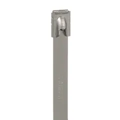 Panduit MLT4H-LP316 Pan-Steel® MLT4H-LP316 Cable Tie, SS 316, Heavy, 4" Dia., PK50 — Connectors & Plugs