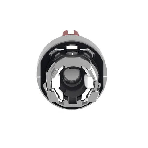 Schneider Electric ZB4BK1343 Head for illuminated selector switch, Harmony XB4, chromium metal, red handle, 22mm, universal LED, 3 positions, stay put — General Accessories