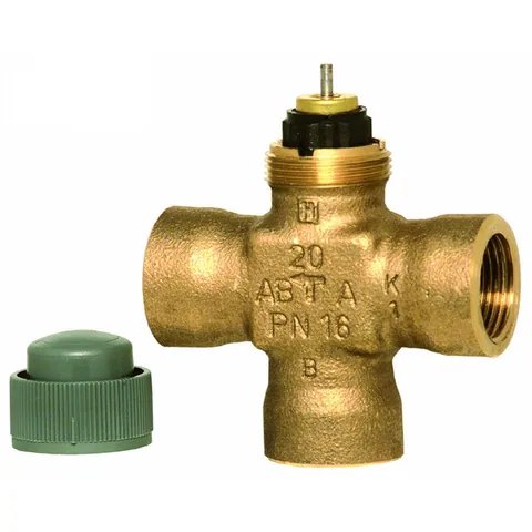 Honeywell V5863A3044 Zone Valves, 1 1/2 in 3-way NPT Valve — Process & Flow Control Valves