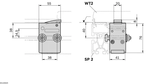 Bosch Rexroth 3842531696 RETURN STOP VE2/RS — Allgemeines Zubehör