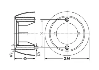 Wago 2851-8303 DALI MSensor 02 5DPI 41rs (Surface Installation) — Allgemeines Zubehör