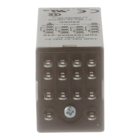 Schneider Electric TDR782XDXA-24A Time delay relay, SE Relays, 4PDT, 5A, 24 VAC, 100 ms to 100 hours, 7 time scales, on-delay function, socket compatible — Akcesoria ogólne