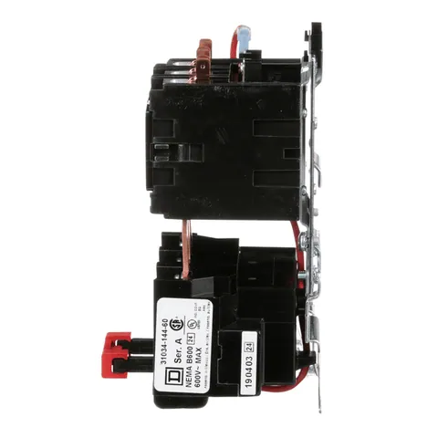 Schneider Electric 8911DPSO43V14 NEMA starter, Definite Purpose, 40A, 25HP at 600VAC, 3 phase, 3 pole, melting alloy overload, 24VAC coil, open — Accesorios generales