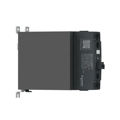 Schneider Electric SSD1A345BDC2 DIN rail mount, Harmony Solid State Relays, 45A, zeroVoltage switching, contactor configuration screw input, input 4 to 32V DC, output 48 to 600V AC — Contattori e relè