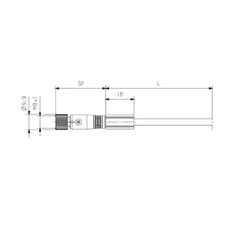 Weidmuller 9457770250 SAIL-M12GM8G-3-2.5U — Industrial Cables & Wires