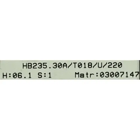 HB235.30A/T018/U/220 QEM, Control & HMI