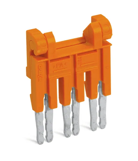 Wago 282-433/100-000 Jumper; 3-way; insulated; orange — Bornas de conexión / regletas
