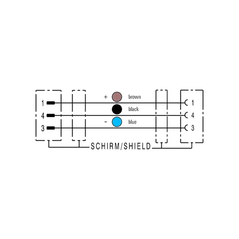 Weidmuller 1059720300 M12 / M12 Sensor/Actuator Connecting Line SAIL-M12WM12W-3S3.0U — Industrial Cables & Wires