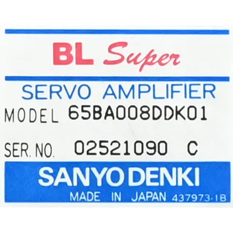 Sanyo Denki 65BA008DDK01 65BA008DDK01 BL Super Servo Amplifier — Controllo e HMI