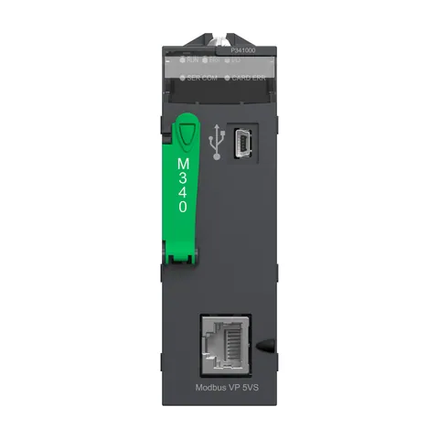 Schneider Electric BMXP341000 processor, Modicon M340, max 512 discrete, 128 analog IO, Modbus — Moduły rozszerzeń PLC