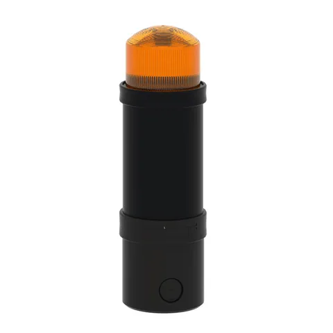 Schneider Electric XVBL6M5 Illuminated beacon, Harmony XVB, plastic, orange, 70mm, flashing, integral flash discharge tube, 5 joule, 230V AC — General Accessories