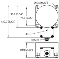 Turck NI100U-K90SR-VP4X2-H1141