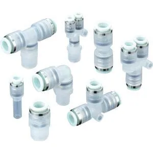 SMC KPL06-01 KP, Clean One-touch Fitting for Blowing Systems, KPL06-01 — Couplings & Fittings