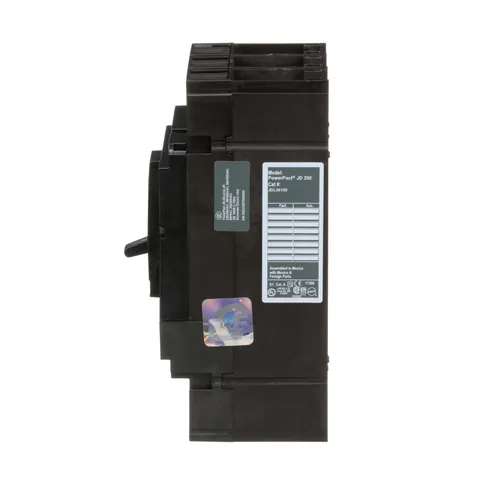 Schneider Electric JDL36150 Circuit breaker, PowerPacT J, 150A, 3 pole, 600VAC, 14kA, lugs, thermal magnetic, 80% — General Accessories
