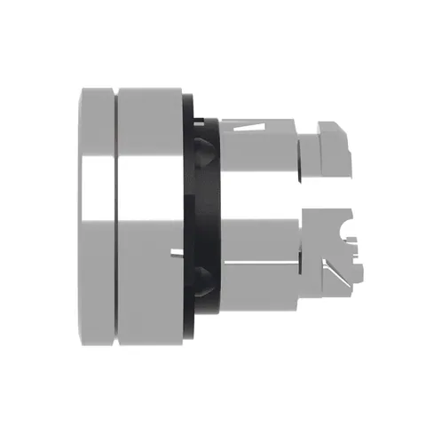 Schneider Electric ZB4BW313 Head for illuminated push button, Harmony XB4, metal, white flush, 22mm, universal LED, spring return, plan lens — Schalter & modulare Geräte