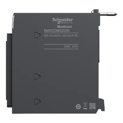 Schneider Electric BMXDDM3202K discrete mixed IO module, Modicon X80, 16 inputs, 16 outputs, 24V DC positive — Zasilacze i sterowniki mocy