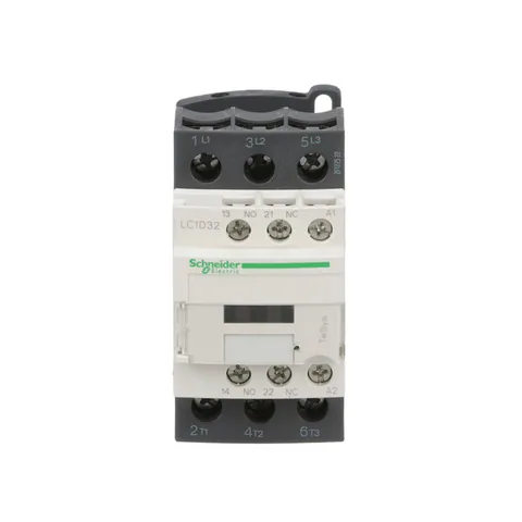 Schneider Electric LC1D32U7 IEC Contact Relay, TeSys Deca, 32A, 480VAC, up to 100kA SCCR, 3 Phase — Electrónica y PCB
