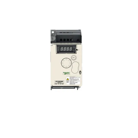 Schneider Electric ATV12H075M3 variable speed drive, Altivar 12, 0.75kW, 1hp, 200 to 240V, 3 phases, with heat sink — Power Supplies & Controllers