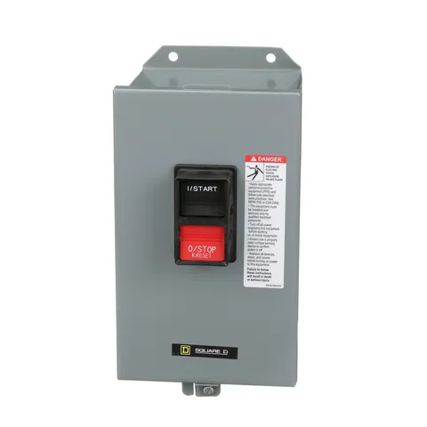 Schneider Electric 2510MBA1 Manual Starter, integral horsepower, NEMA M0, 600 VAC, 2 pole, 2 HP at 230 VAC, single phase, no indicator, NEMA 12 — Accesorios generales