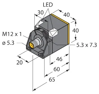 Turck NI50U-CK40-AP6X2-H1141 Inductive Sensor — Näherungs- & induktive Sensoren