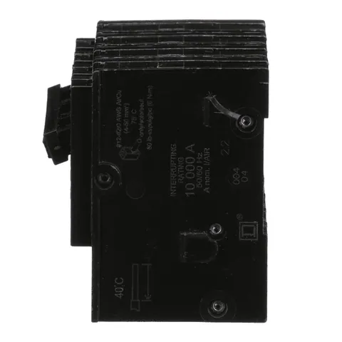 Schneider Electric HOM2150 Mini Circuit Breaker, 150A, 4 Pole, 120/240VAC, 10kA AIR, Standard Type, Plug-In, UL — Interruttori automatici e fusibili