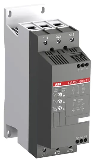 ABB PSR60-600-11 Soft Starter PSR SSTR, 600V/24V AC/DC, 59.4A — Soft Starters