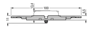 Wago 221-2512 Mounting carrier with strain relief; 2-way; for inline splicing connector with lever; with snap-in mounting foot; gray — Terminal Blocks