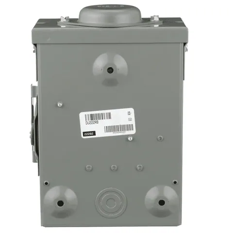 Schneider Electric DU222RB Safety switch, general duty, non fusible, 60A, 2 pole, 10hp, 240VAC, NEMA 3R, bolt on provision — General Accessories