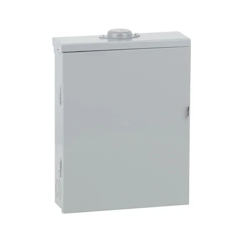 Schneider Electric HOM816L125PRB Load center, Homeline, 1 phase, 8 spaces, 16 circuits, 125A convertible main lugs, PoN, NEMA3R — General Accessories