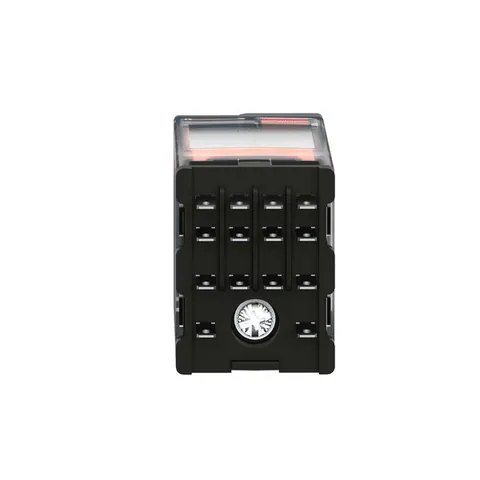 Schneider Electric RXM4AB2P7 miniature plug-in relay, 4 C/O, 6A, 230V AC, with LED and lockable test button — Contactores y relés