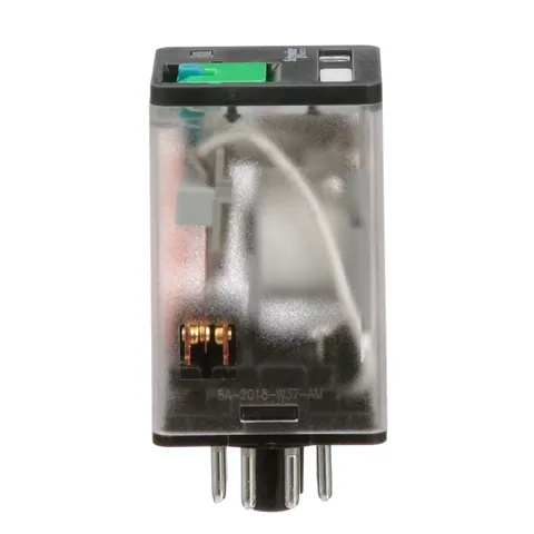 Schneider Electric 750XBXRM4L-12D General purpose relay, SE Relays, 750R, DPDT, 10A, 12 VDC, octal terminal 8 pins, clear cover with LED, lock push button — Akcesoria ogólne