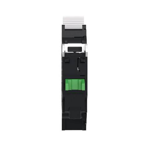 Schneider Electric ZBE1015 Single contact block Harmony XB4, silver alloy, spring clamp terminal, 1NO — Control & HMI