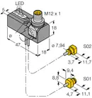 NI2-K08Q-0.095/0.11-BDS-2AP6X3-H1141/S34 Turck, Proximity & Inductive Sensors