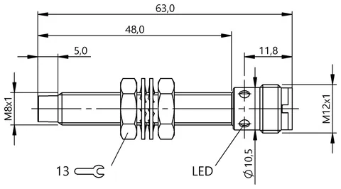 Balluff BES001E Inductive proximity switches and proximity sensors — Proximity & Inductive Sensors