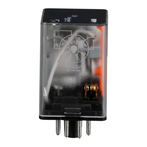 Schneider Electric 750XBXRCL-120A General purpose relay, SE Relays, 750R, DPDT, 10A, 120 VAC, octal terminal 8 pins, clear cover with LED — Akcesoria ogólne