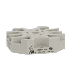 Schneider Electric 70-169-1 Socket, SE Relays general purpose relay accessory, DPDT, 15A, 300 V, 8 pins, screw clamp terminal, 750R/750H series — Akcesoria ogólne