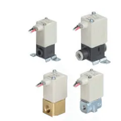 SMC VDW10AA VDW10/12/14, Compact Direct Operated 2 Port Solenoid Valve for Air/Water/Medium Vacuum, Single Unit, VDW10AA — Solenoid & Servo Valves