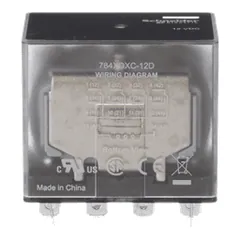 Schneider Electric 784XDXC-12D Power relay, SE Relays, 15A, 4PDT, 12 VDC, clear cover — Akcesoria ogólne