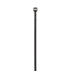 Panduit PLT1M-C0 Pan-Ty® PLT1M-C0 Cable Tie, Black, UV PA6.6, 3.9"L, 18lb, PK100 — Connectors & Plugs