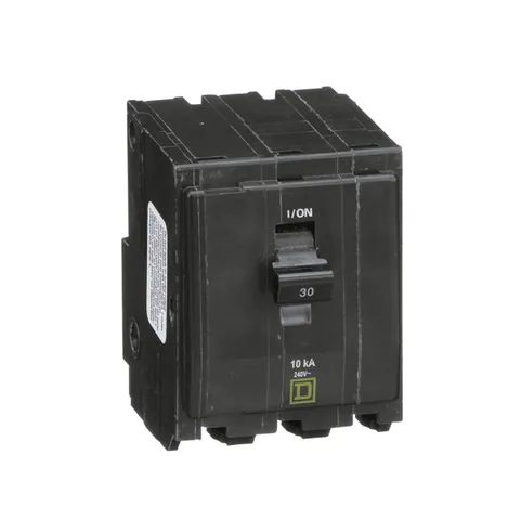 Schneider Electric QO330 Mini circuit breaker, QO, 30A, 3 pole, 120/240VAC, 10kA, plug in mount — Accessori generali