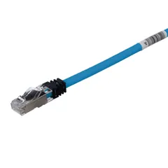Panduit STP6X2MBU Cat 6A 26 AWG Shielded Patch Cord, 2m, Blue — General Accessories