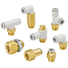 SMC KQ2E08-G02N KQ2, One-touch Fitting, Metric Size Tube, G Connection Thread, KQ2E08-G02N — Couplings & Fittings
