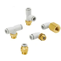 SMC KQ2VD06-02NP KQ2, One-touch Fitting, Metric Size Tube, R, Rc Connection Thread, w/Face Seal, KQ2VD06-02NP — Giunti e raccordi