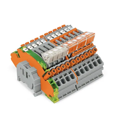 Wago 2007-8873 Compact terminal block; for current and voltage transformers; 6,00 mm²; multicoloured — Reihenklemmen / Klemmleisten