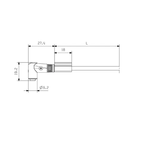 Weidmuller 1948691000 SAIL-M8GM8WR-4-10V — Industrial Cables & Wires