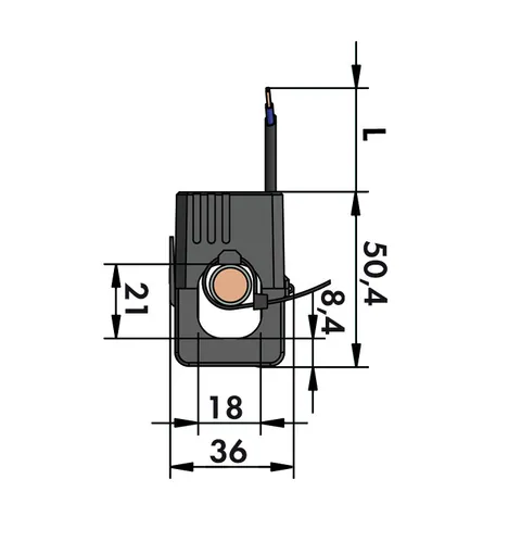 Wago 855-3001/250-001 Split-core current transformer; 250 A / 1 A; 3 m long — Allgemeines Zubehör