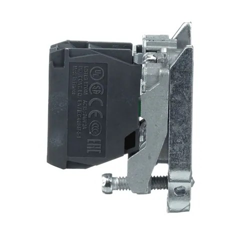 Schneider Electric ZB4BZ101 Harmony, 22mm Push Button, XB4B operators, contact block, with mounting collar, 1 NO, screw clamp terminal — Switches & Modular Apparatus