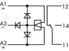 Wago 286-380 Bistable relay module; Nominal input voltage: 24 VDC; 1 changeover contact; Limiting continuous current: 6 A; Red status indicator; Module width: 15 mm; gray — Contactors & Relays