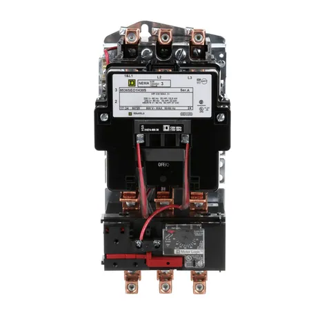 Schneider Electric 8536SEO1V02H30S NEMA Motor Starter, Type S, Non-Reversing, Size 3, 90A, 50HP at 460VAC, 100kA SCCR — Accessori generali