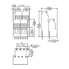 Weidmuller 1769240000 LM2H 5.08/04/90 3.5SN OR BX — Terminal Blocks